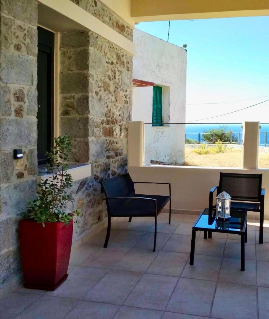 Capostango Apartments - Stunning Views Of Libyan Sea Ano Rodhakinon Екстериор снимка